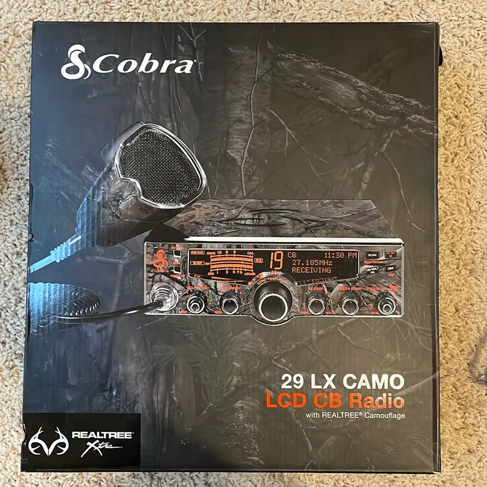 Cobra LCD CB Radio 29 LX Camo